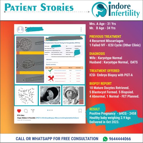 PGT-A for recurrent miscarriages